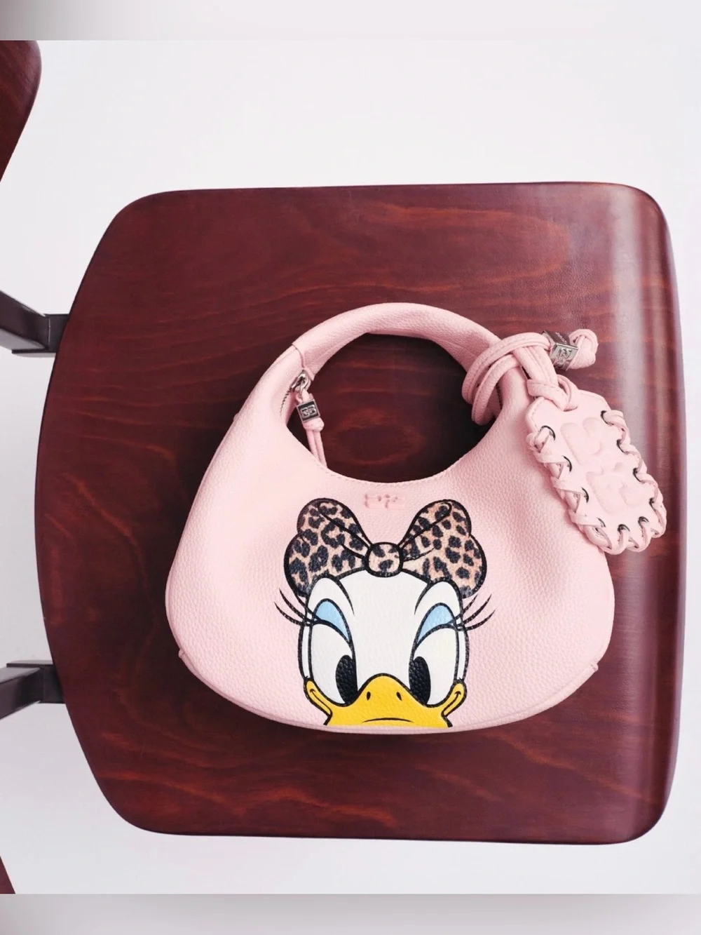GANNI x Daisy Duck Mini Hobo Bag Chalk Pink Rare Disney Collab Crossbody